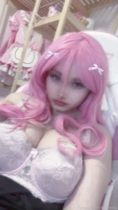 Set 3 magical pink for you cute hairpink petite streamer blueeyes part 3