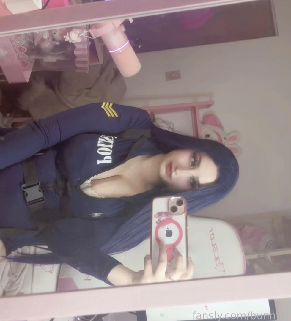 Police ass thicc gamergirl sensual sexy panty cosplay selfie part 10 