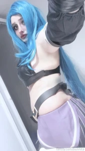 Set cosplay de jinx con amor para ustedes jinx cosplay selfie part 1