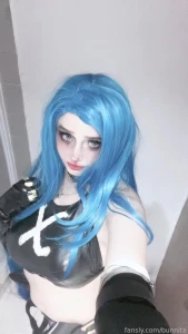 Set cosplay de jinx con amor para ustedes jinx cosplay selfie part 5