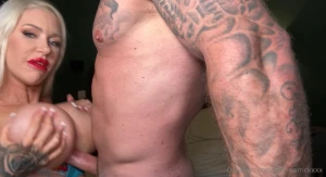 Titfucking tanias huge tits part 1