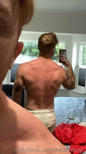 View from the back this time my literal back strong broad and ready to