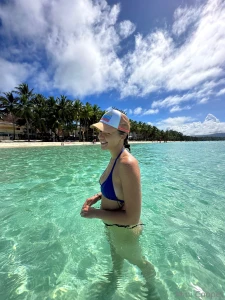 The beach the heat and i m all wet but not from the water the sun is part 1