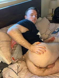 He got cum everywhere