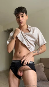 Showing my big cock to you