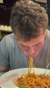 For those of you who wanted to watch me eat a little