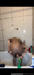 Putting the toy up my ass