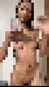 Striptease and oiling my body