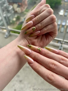 Hi hi how are you feeling today i got my nails done recently and i part 1