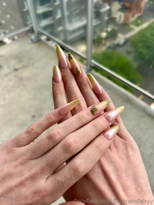 Hi hi how are you feeling today i got my nails done recently and i