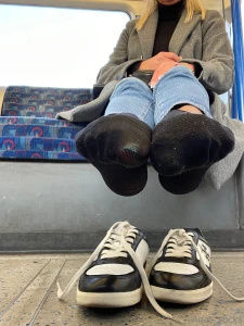 I was too busy taking my socks off on the train that i didn t realise part 7