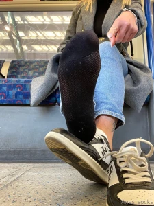 I was too busy taking my socks off on the train that i didn t realise part 1