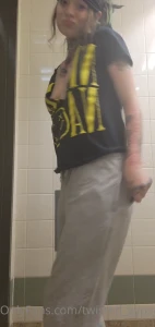 Road trip public bathroom fun