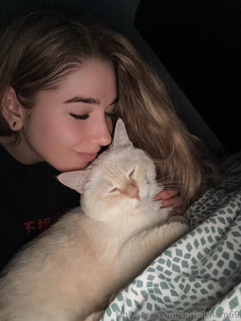 When you cuddle a kitty at night you can get incredibly warm both in 