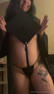 Your favorite little whore graduated college this past week