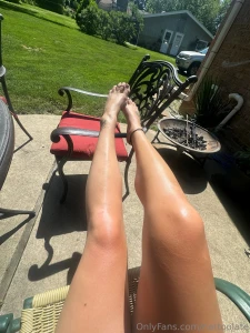 Leg day it is hott out