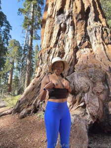 Got to flash in front of one of the biggest trees in the world