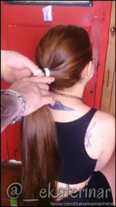 After applying tons of shampoo foam on my super long hair i asked