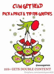 Come get some holiday spoils part 1
