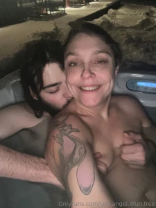 Sexy naked hot tub fun love the canadian outdoors part 1