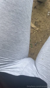Do you like my bulge in these grey leggings