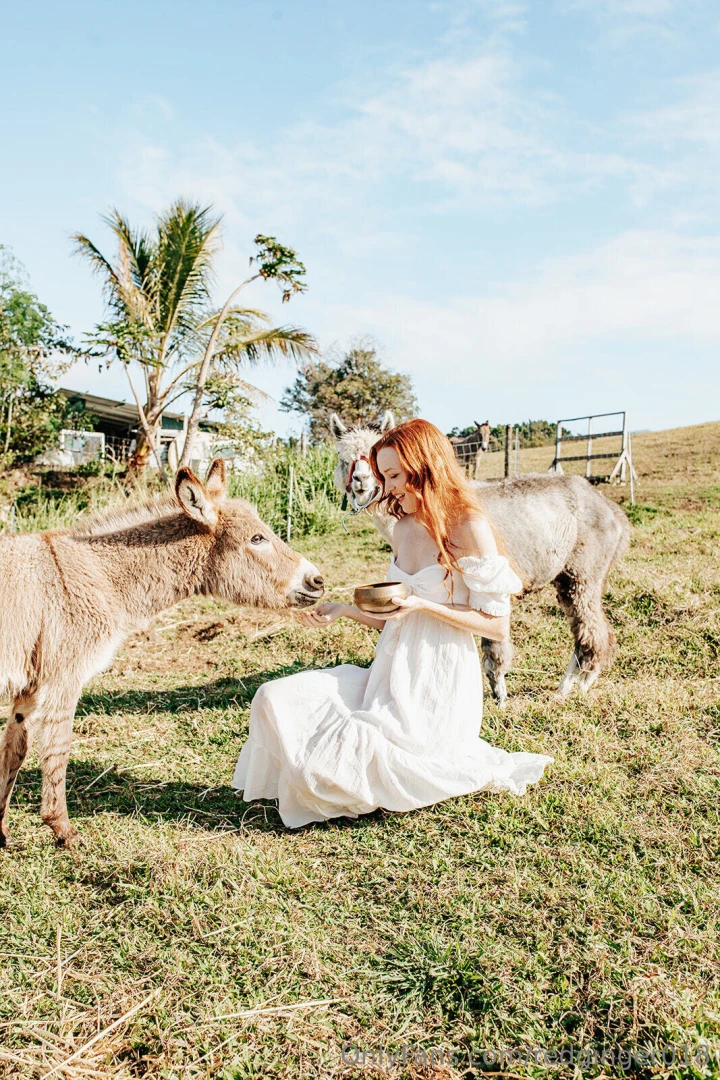 Having farm girl fantasies about rolling around in the barn getting 