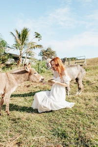 Having farm girl fantasies about rolling around in the barn getting