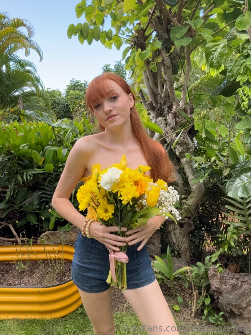 I thought you deserved some flowers 