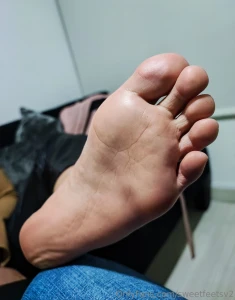 This is what comes out of a long day s work red sticky stinky soles part 6