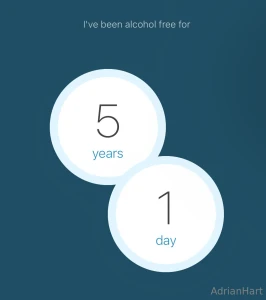 5 years sober and counting part 1