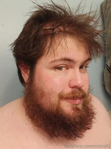 Aftershower fuzzy then brushed part 1