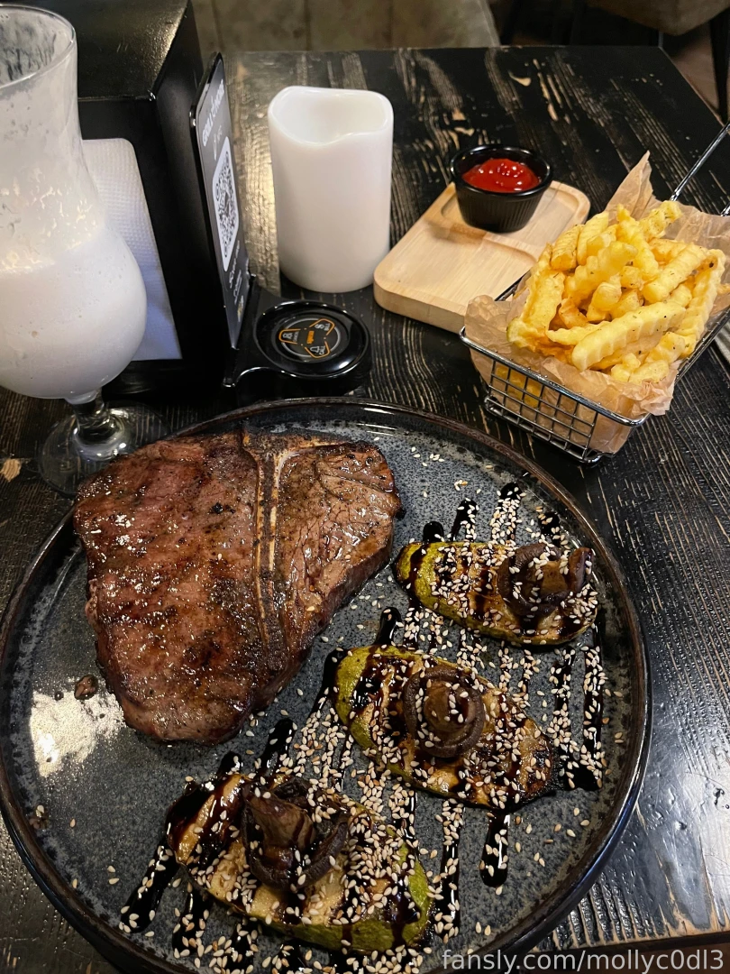 It s was a perfect dinner i have a chance to spoil me it s t bone part 1 
