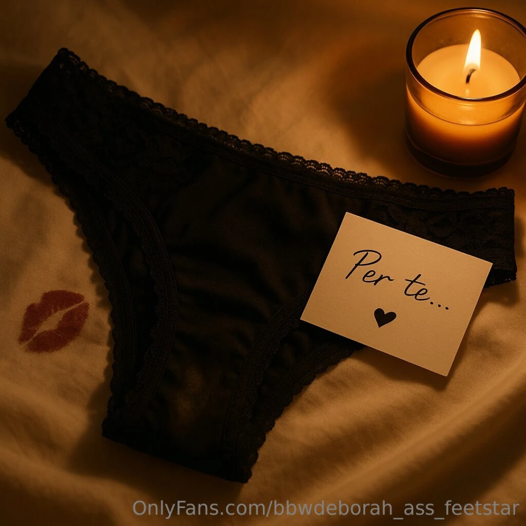 Le ho indossate tutto il giorno pensando a te adesso sono pronte per 