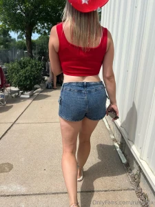 Ryan s view while we walked to the parade