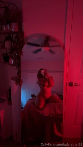 Red lights on when we fuck