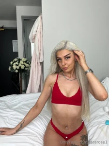 Do you like my red lingerie part 12