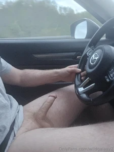 I can t help stroking my cock while i m on a road trip while i imagine part 4