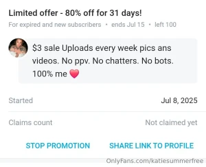 You know you need me katiesummer222 3 sale on my no ppv page