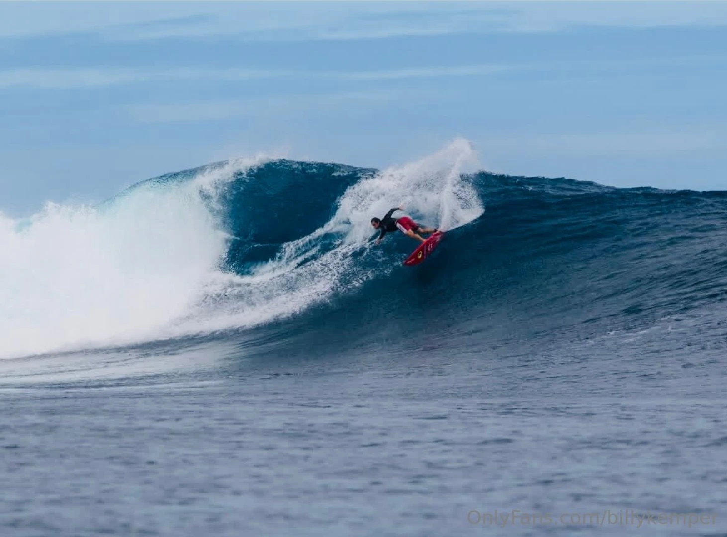 Shooting with reef down in the tropics 