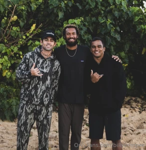 On the beach amp in the line-up always stoked to be with the boys part 1