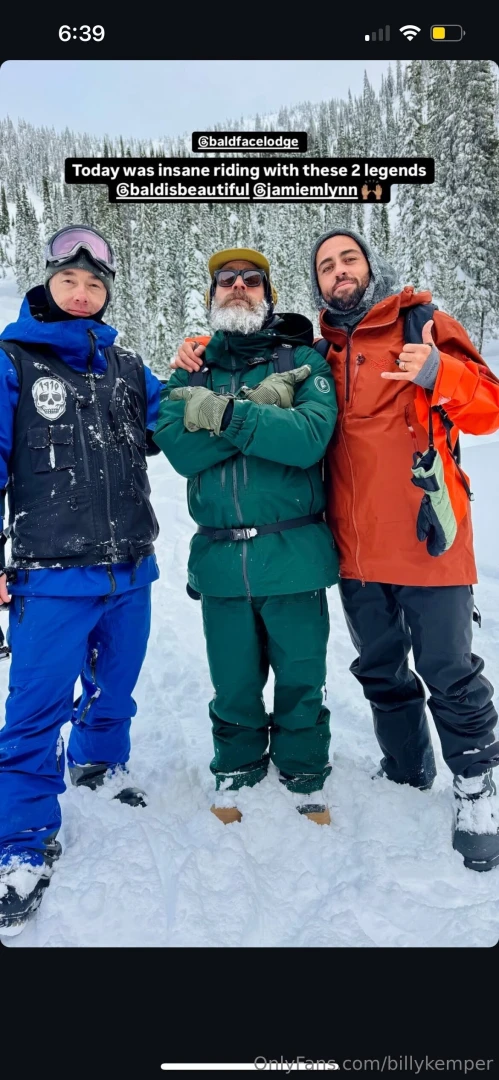 Winter missions with these troopers stoked to trade out swells for the part 1 