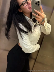 Morning moments calm before the chaos mirror before lots of work