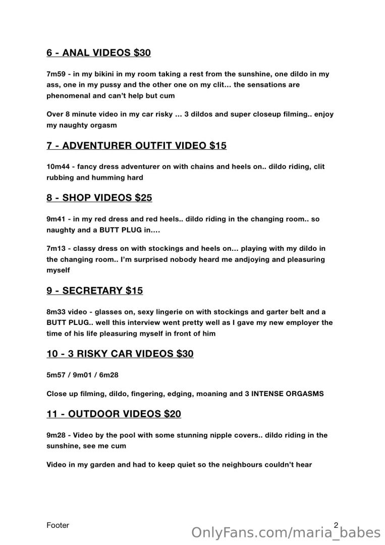 Ppv menu fully updated just send me the number s with a tip and will 