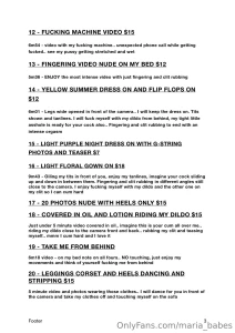 Ppv menu fully updated just send me the number s with a tip and will part 3