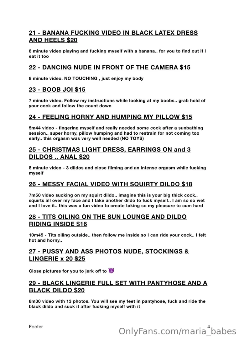 Ppv menu fully updated just send me the number s with a tip and will part 1 