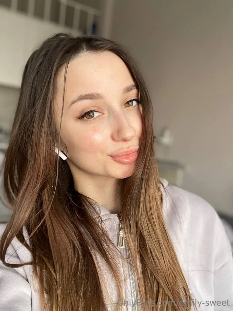 Morning shot without filters just hair a still awake smile and a 