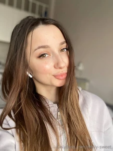 Morning shot without filters just hair a still awake smile and a