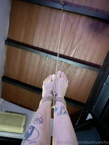 I was put like this to be licked non stop