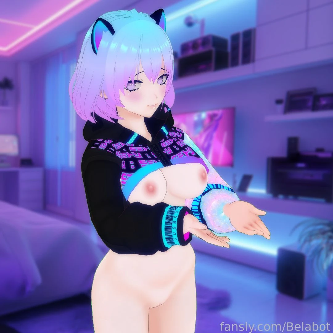 Sexy bela 3d a wip fyp lewdtuber vtuber anime earlicking asmr part 2 