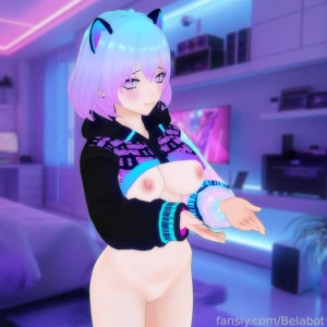 Sexy bela 3d a wip fyp lewdtuber vtuber anime earlicking asmr part 2